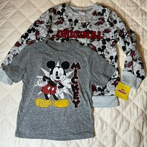 Disney’s Mickey Mouse sweatshirt and tee shirt